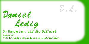 daniel ledig business card